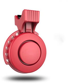 USB Oplaadbare Fietsen Fiets Elektrische Hoorn 120 dB Waterdichte Stuur Veiligheid MTB Road Mountainbike Geluiden Alarm Bell rood