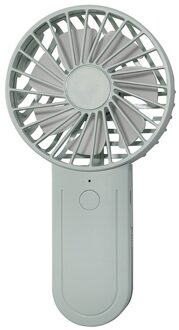 Usb Oplaadbare Handheld Fan Met Telescopische Haak Mute Draagbare Mini Blower Voor Zomer Reizen Outdoor DRSA889 groen