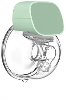 Usb Oplaadbare Handsfree Elektrische Borstkolf Stille Wearable Automatische Melker Draagbare Baby Borstvoeding Melk Extractor groen