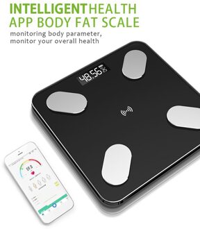 Usb Oplaadbare Intelligente Digitale Lichaamsvet Schaal Elektronische Weegschaal Met 59 Item Data Verbinding Voice Broadcast