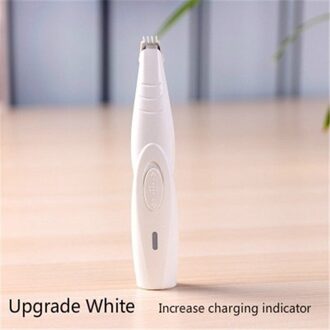 Usb Oplaadbare Kat Hond Voet Hair Trimmer Elektrische Huisdier Tondeuse Scheerapparaat Grooming Machine Mini Snijkop Trim Kleine wit