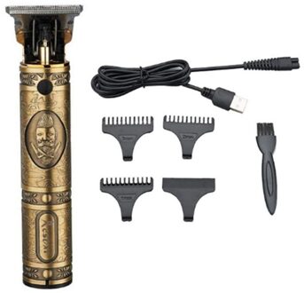 Usb Oplaadbare Lcd Clipper Haar Maaier Trimmer Baard Scheerapparaat Kapsel Machine Kapsel Snijder Professionele Draadloze Beard