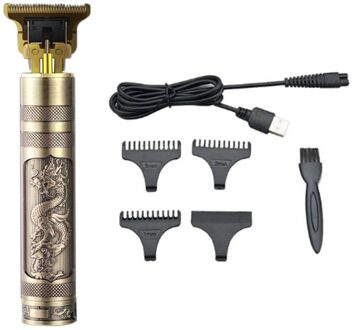 Usb Oplaadbare Lcd Clipper Haar Maaier Trimmer Baard Scheerapparaat Kapsel Machine Kapsel Snijder Professionele Draadloze Dragon-phoenix