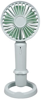 Usb Oplaadbare Mini Handheld Desk Fan Verstelbare Snelheid Voor Thuis En Reizen Draagbare Koeler Ventilator Voor Outdoor groen