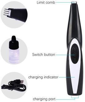 Usb Oplaadbare Professionele Huisdieren Haar Trimmer Voor Honden Katten Huisdier Tondeuse Grooming Kit Stijlvolle Elegante En Duurzaam