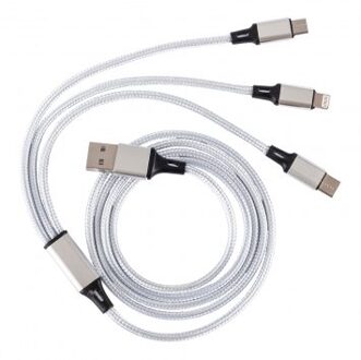 USB-oplaadkabel 3-in-1