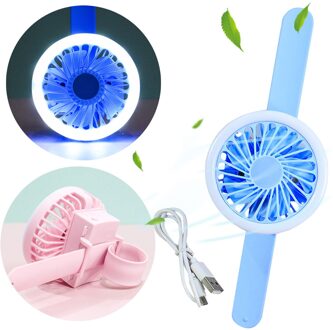 Usb Opladen Fab Creatieve Persoonlijkheid Drie Mute Fan Draagbare Licht Usb Opladen Ventilator Home Office Outdoor