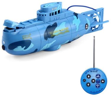 Usb Opladen High-Speed Navigatie Afstandsbediening Submarine Radio Gecontroleerde Elektrische Submarine Kinderen blauw