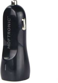 USB-oplader auto - 2 poorts - 1000mA & 2400mA - 12/24V DC Zwart