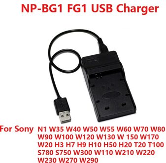 Usb-poort Digitale Camera Batterij Oplader Voor Sony NP-BN1 NP-BX1 NP-F550 NP-FH50 NP-FH100 NP-FR1 NP-FW50 NP-FZ100 NP-BD1 FD1 NP-BG1 FG1