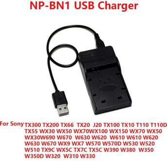 Usb-poort Digitale Camera Batterij Oplader Voor Sony NP-BN1 NP-BX1 NP-F550 NP-FH50 NP-FH100 NP-FR1 NP-FW50 NP-FZ100 NP-BD1 FD1