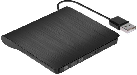 USB Pop-up Mobiele Externe DVD-RW Draagbare Drive ODD Externe DVD Drive ROM Speler Schrijver voor Windows Linux Mac 1.5CM