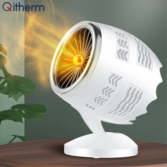 USB Portable Mini Heater Electric Hot Air Heater Fan Blower Personal Space Winter Warmer Machine Desktop Heating Stove Radiator