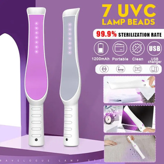USB Portable UVC Light Sterilizer Bactericidal Lamp For Phone Mask Home Travel Ultraviolet Germicidal Sanitizer Disinfection