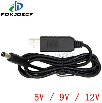 USB Power Boost Line Dc 5v To Dc 9v / 12v Step Up Module Usb Converter Adapter Cable 2.1x5.5mm Plug