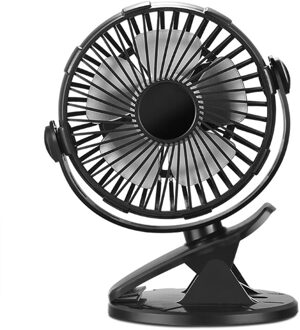 Usb Powered 2 Speed Clip-Op Persoonlijke Bureau Ventilator Voor Wandelwagen Camping Home Office