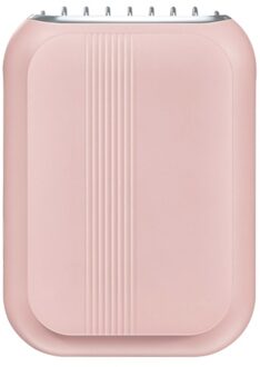 Usb Recharagable Aangedreven Persoonlijke Ventilator 3-Speed Wind, Stille En Duurzame, zonder Trekken Haar Koelt Gezicht En Hals roos rood
