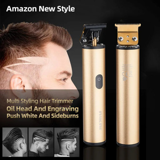 USB Rechargeable Baldheaded Hair Clipper Electric hair trimmer Cordless Shaver Trimmer Men Barber Hair Cutting Machine