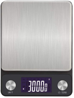 USB Rechargeable Digital Kitchen Scale 3Kg/0.1G,Jewelry Scale,with Protective Tray,Lcd Back-Lit Display for Food Baking