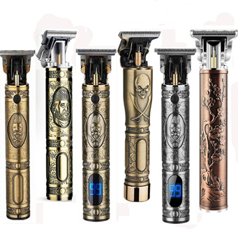 USB Rechargeable T9 Hair Clipper Professional Baldheaded Electric hair Cordless Shaver Trimmer Men Barber Hair Cutting Machine