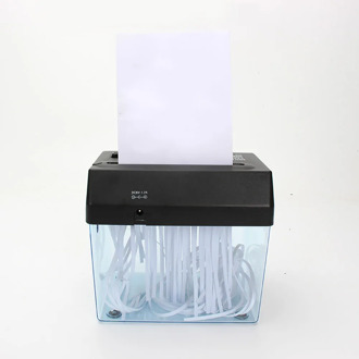 USB Shredder Mini Portable Desktop School Paper Electric A6 Folded A4 Home Office Wastebasket Strip Automatic Cutting Machine