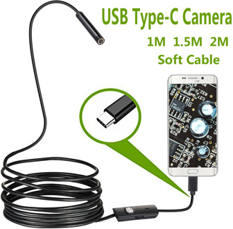 USB Snake Inspection Camera IP67 Waterproof USB C Borescope Type-C Scope Camera for Samsung Galaxy S9/S8 Google Pixel Nexus 6p