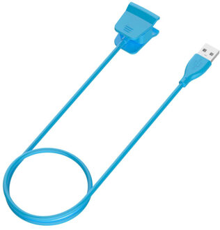 Usb Snelle Oplaadkabel Cradle Lader Voor Fitbit Lading 2 Oplaadkabel Voor Fitbit Alta Hr Alta Armband Polsband Dock adapter 1M blauw