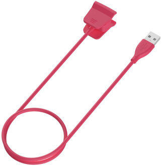 Usb Snelle Oplaadkabel Cradle Lader Voor Fitbit Lading 2 Oplaadkabel Voor Fitbit Alta Hr Alta Armband Polsband Dock adapter 1M roze