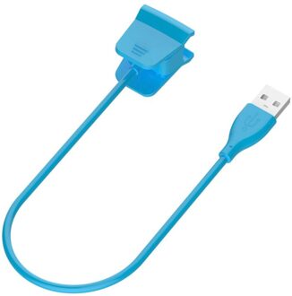 Usb Snelle Oplaadkabel Cradle Lader Voor Fitbit Lading 2 Oplaadkabel Voor Fitbit Alta Hr Alta Armband Polsband Dock adapter 55cm lucht blauw