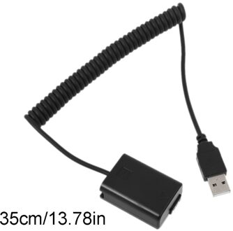 Usb Spring Power Kabel NP-FW50 Batterij Eliminator Voor-Sony A7 A7RII A6500 A7RII