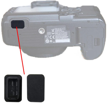 USB Square Plug Bottom Accessory Interface Rubber for canon 5d2 40D 50D 7D Camera Repair