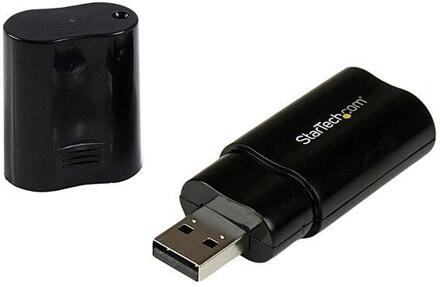 USB Stereo audio adapter zwart