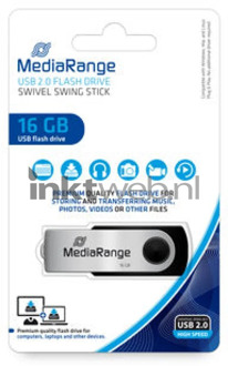 USB-stick 2.0 MediaRange 16GB