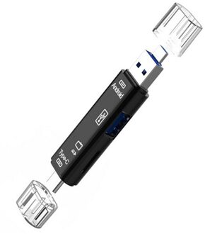 Usb Stick Reader Type C Micro Sd Usb Otg Card Adapter 3 In 1 USB-C Flash Stick Tf Lezen Voor android Mobiele Telefoon Pc Mac