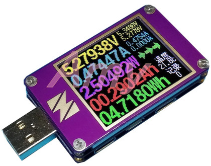 USB tester current voltage capacity table fast charge protocol QC4+PD3.0 2.0PPS detect YZXstudio