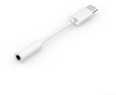 Usb Type C Naar 3.5 Mm Koptelefoon Hoofdtelefoon Kabel Adapter USB-C Naar 3.5 Mm Jack Aux Kabel Voor Letv 2 2pro Max2 Pro 3 Voor Xiaomi 6 wit