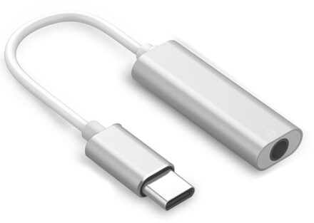 Usb Type-C Naar 3.5 Mm Stereo Jack Headset Audio Adapter Kabel Externe Geluidskaart Jack