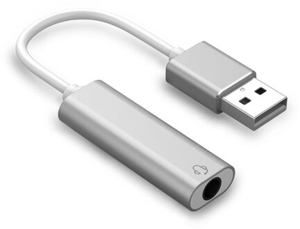 Usb Type-C Naar 3.5 Mm Stereo Jack Headset Audio Adapter Kabel Externe Geluidskaart Jack