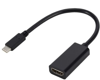 Usb Type C Naar Hdmi-Compatibel-Compatibel Adapter Usb 3.1 USB-C Naar Hdmi-Compatibel-Compatibel Adapter man-vrouw Converter HDMI-compat adapter