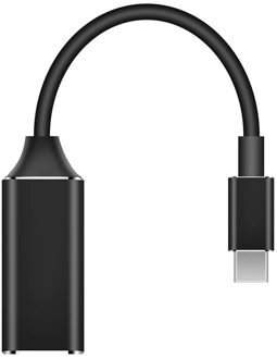 Usb Type C Naar Hdmi Kabel Adapter 4K 30Hz Usb 3.1 Naar Hdmi Adapter Man-vrouw Converter voor Huawei Mate Pc Computer Tv Displa zwart