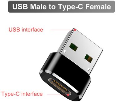 USB Type C OTG Adapter Converter Man USB Vrouwelijke Type-c OTG Converter Voor Xiaomi mi6 Nexus 5x6 p Charger Data USB C Kabel USB TO type C vrouw