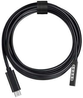 Usb Type C Voeding Oplader Adapter Opladen Kabel Cord Voor Surface Pro 1/2 12V Pd Opladen