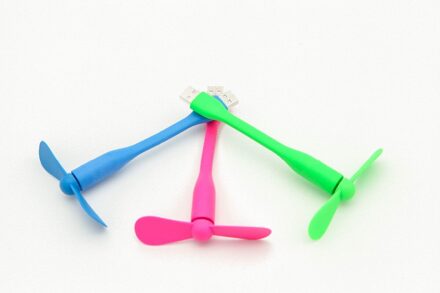 USB Ventilator Flexibele draagbare verwijderbare USB Mini Ventilator Voor alle Voeding Usb-uitgang USB Gadgets groen