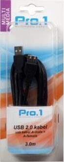 Usb verlengkabel  3,0mtr.