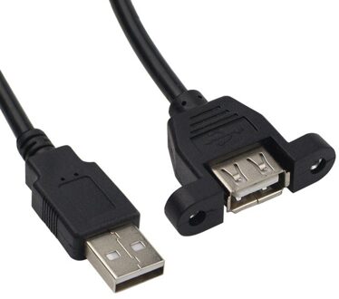 Usb Verlengkabel 30Cm Man Vrouw Panel Mount Extender