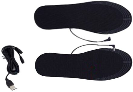 Usb Verwarmde Inlegzolen Voeten Warm Sok Pad Mat Elektrisch Verwarming Inlegzolen Wasbaar Warm Thermische Inlegzolen Unisex 35-40