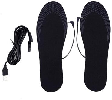 Usb Verwarmde Inlegzolen Voeten Warm Sok Pad Mat Elektrisch Verwarming Inlegzolen Wasbaar Warm Thermische Inlegzolen Unisex Maat 35 Te 40 Size 35 to 40