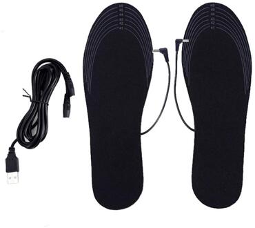 Usb Verwarmde Inlegzolen Voeten Warm Sok Pad Mat Elektrisch Verwarming Inlegzolen Wasbaar Warm Thermische Inlegzolen Unisex Maat 35 Te 40 Size 41 to 46