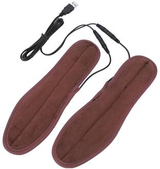 Usb Verwarmde Inlegzolen Voeten Warm Sok Pad Mat Elektrisch Verwarming Inlegzolen Wasbaar Warm Thermische Unisex Winter Outdoor 35-36