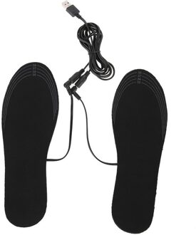 Usb Verwarmde Schoenen Binnenzool Comfortabele Zachte Elektrische Verwarmde Inlegzolen Winter Outdoor Sport Voeten Warming Inlegzolen 1 Paar 35 to 39